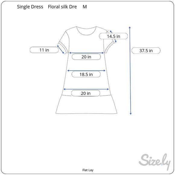 Vintage Y2K Single Dress Silk Floral Psychedelic Pattern Collared Tulip Sleeve - Picture 12 of 12